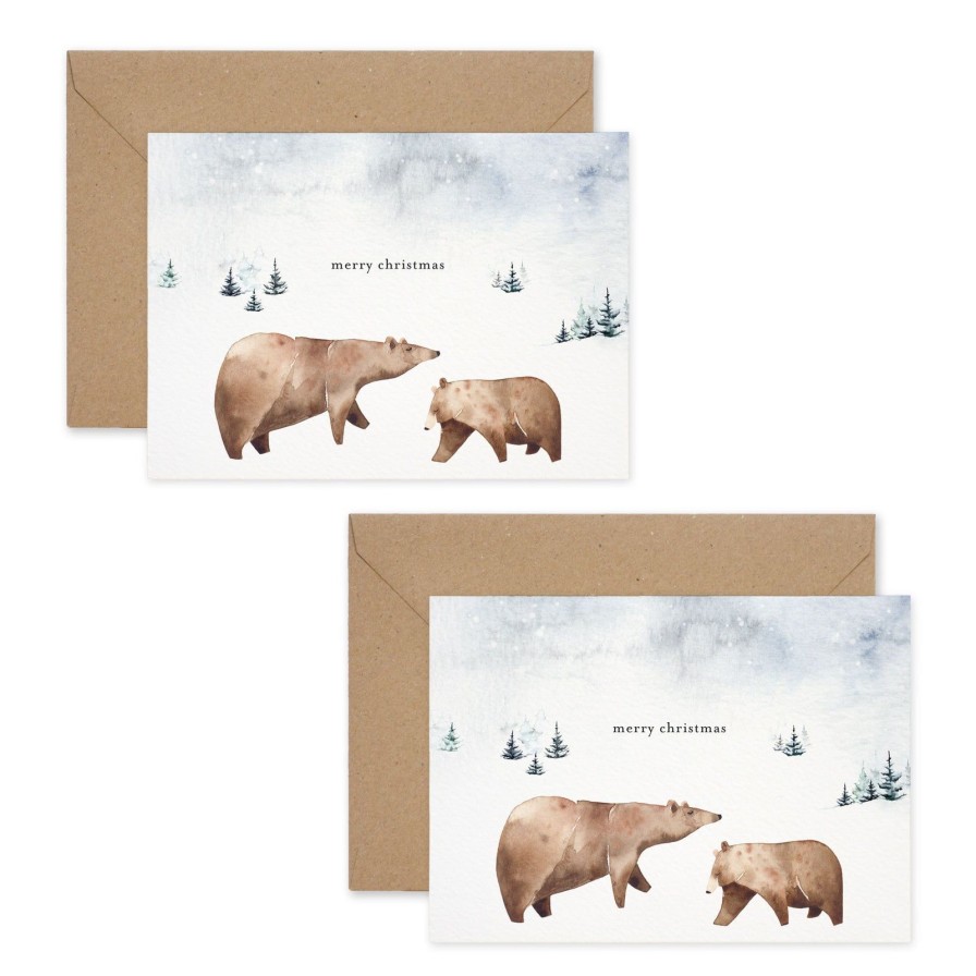 Greeting Cards Paper Parade | Bears-Set Of 8 Cards