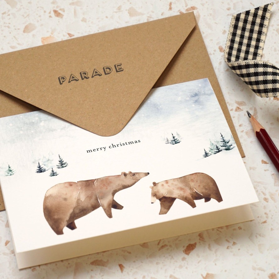 Greeting Cards Paper Parade | Bears-Set Of 8 Cards