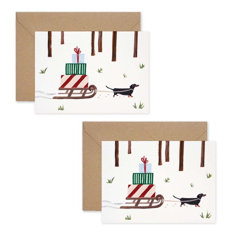 Greeting Cards Paper Parade Christmas Traffic JamSet Of 8 Cards